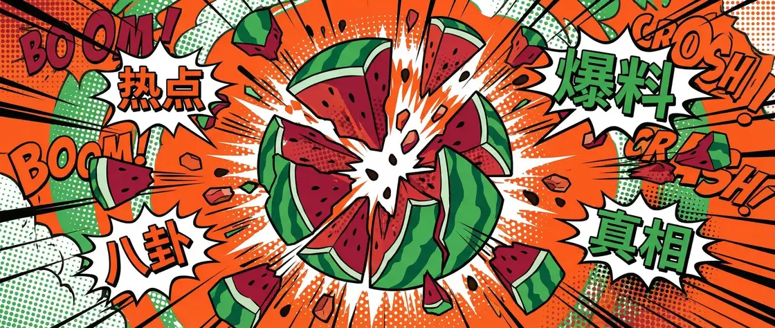 喷水合集 今日头瓜爆炸漫画横幅